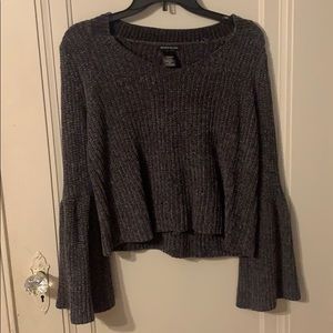 Chunky knit grey sweater